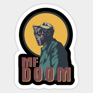 MF DOOM - Retro Style Sticker